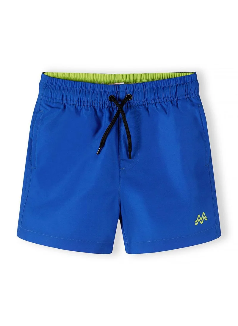 MINOTI Boys 2-pack swimming shorts blue and lime elasticated waist